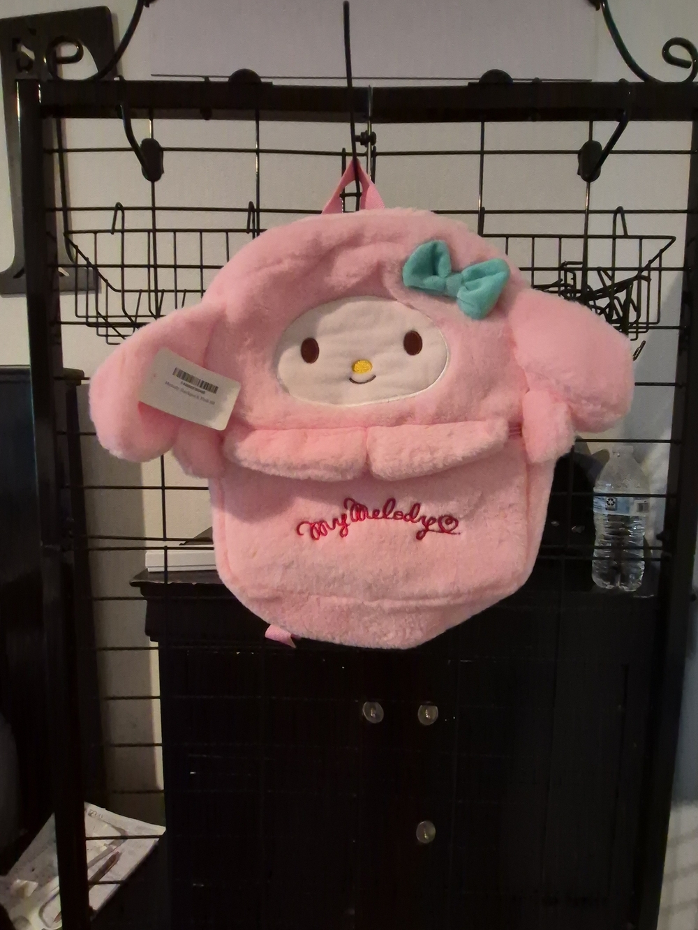 Plush Pink Kids Small Backpack